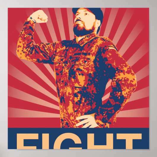 Bruce's Fight Poster (Vorne)