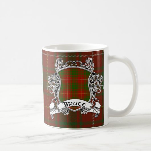 Brucetartan-Schild Kaffeetasse (Rechts)