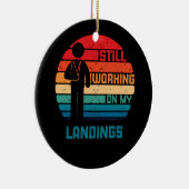 Bruch-Arm-Kinder werden gut an Landungen arbeiten Keramik Ornament (Rechts)