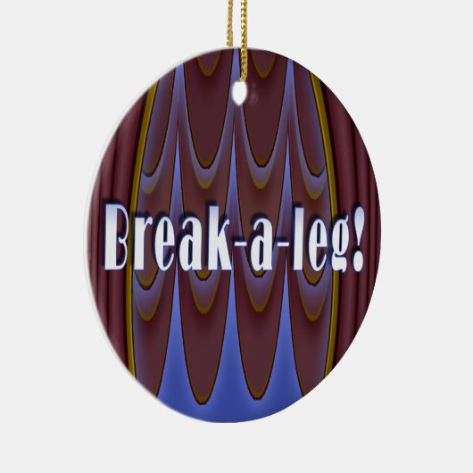 Bruch-ein-Bein! Keramikornament (Rechts)