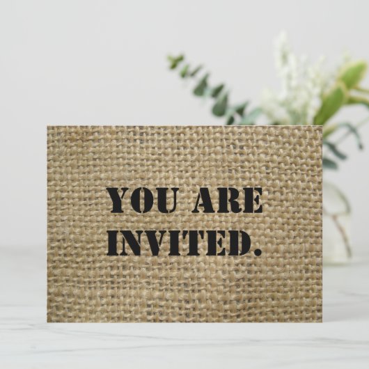 Bruch Einladung (Stehend Vorderseite)