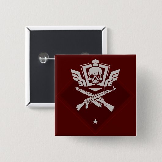 Bruch GROBER ORDO Pixelfield Spiels | Knopf Button (Vorne & Hinten)