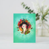 Bruch in Blüte Postkarte (Stehend Vorderseite)