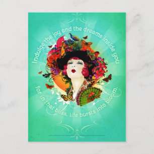 Bruch in Blüte Postkarte