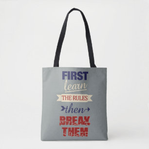 Bruch-Regeln-Taschen Tasche