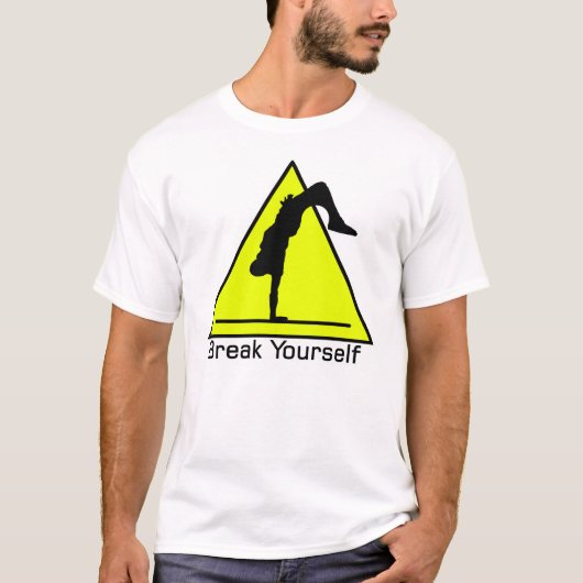 Bruch sich B-Junge T-Shirt (Vorderseite)