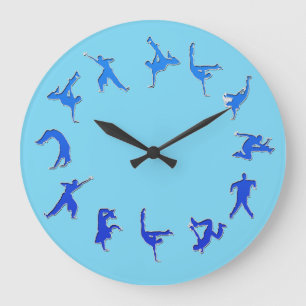 Bruch-Tanz-Uhr Große Wanduhr