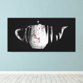 Bruch- und Dis-gegliedertes Schiff schwarz Leinwanddruck (Insitu (Holzboden))