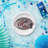 Bruch und Lauf Pappteller (Party)