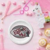 Bruch und Lauf Pappteller (Party)