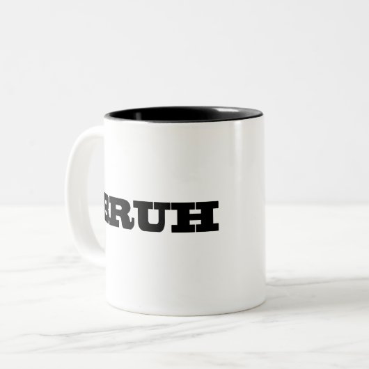 BRUCH ZWEIFARBIGE TASSE (Vorderseite Links)