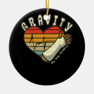 Brucharm Gravity, mein einziger Schwächehand-Handg Keramik Ornament