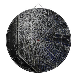 Bruchbahnfenster Dartscheibe