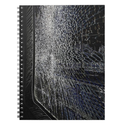 Bruchbahnfenster Notizblock (Vorderseite)