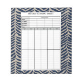 Bruchbrücke Notizblock (Vorderseite)