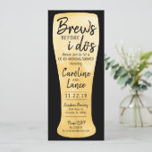 Brüche vor dem Co-Ed-Polterabend Einladung (Stehend Vorderseite)