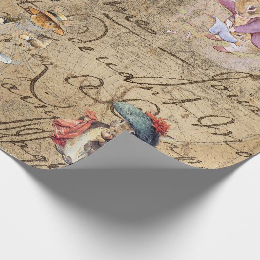 Bruchkaninchen (Sammlung3) Gewebepapier Geschenkpapier (Ecke)