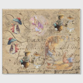 Bruchkaninchen (Sammlung4) Gewebepapier Geschenkpapier (Flach)