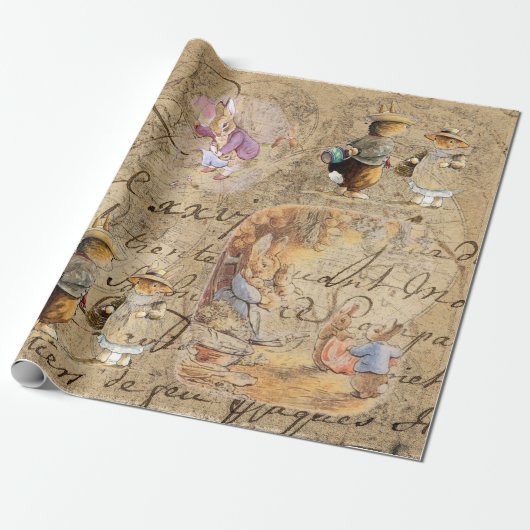 Bruchkaninchen (Sammlung4) Gewebepapier Geschenkpapier (Ungerollt)