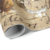 Bruchkaninchen (Sammlung4) Gewebepapier Geschenkpapier (Rolleneckpunkt)