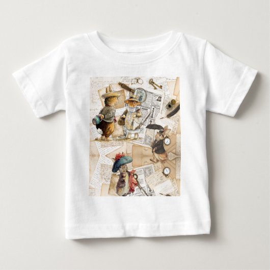 Bruchkaninchenzusammensetzung Baby T-shirt (Vorderseite)