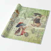 Bruchkaninchenzusammensetzung Geschenkpapier (Ungerollt)