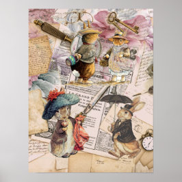 Bruchkaninchenzusammensetzung Poster