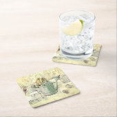 Bruchkaninchenzusammensetzung Rechteckiger Pappuntersetzer (Vor Ort)