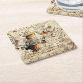 Bruchkaninchenzusammensetzung Rechteckiger Pappuntersetzer (angewinkelt)