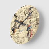 Bruchkaninchenzusammensetzung Runde Wanduhr (Winkel)