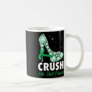 Bruchkerbe-Krebs-Bewusstsein für hohe Ferse Kaffeetasse