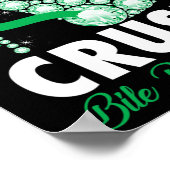 Bruchkerbe-Krebs-Bewusstsein für hohe Ferse Poster (Ecke)