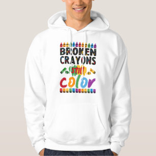 Bruchkrabbe noch Farbe Hoodie