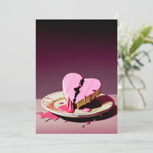 Bruchkuchen Feiertagskarte (Stehend Vorderseite)