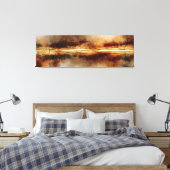 Bruchlinie des Lichts Leinwanddruck (Insitu (Schlafzimmer))
