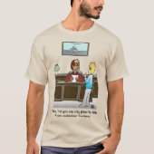 Bruchlinien Männersand-T - Shirt (Vorderseite)