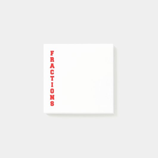 Bruchlinien Post-it Klebezettel (Vorderseite)