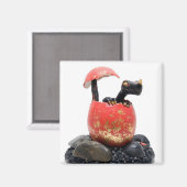 Bruchmagnet für Schwarze Drachen Magnet (Vorderseite/Rückseite)