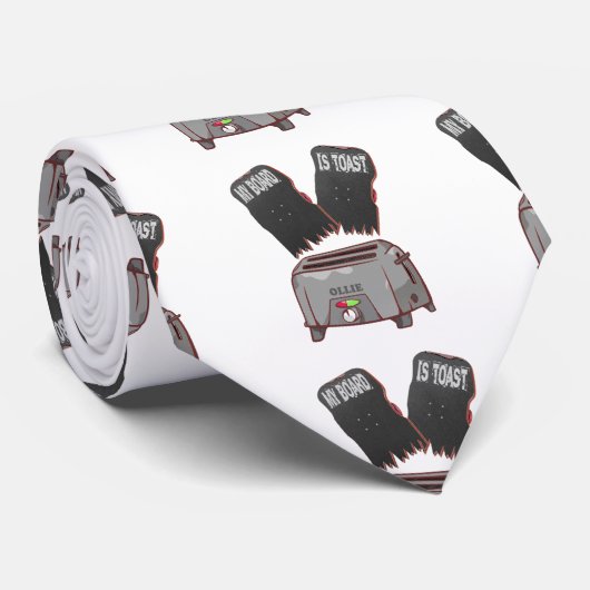 Bruchskateboard Krawatte (Gerollt)