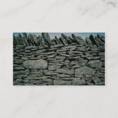 Bruchsteinwand Visitenkarte (Rückseite)
