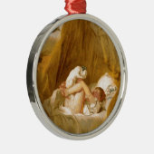 Bruchstelle Silbernes Ornament (Rechts)