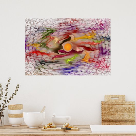 "Bruchstücke der Liebe" Poster (Küche)