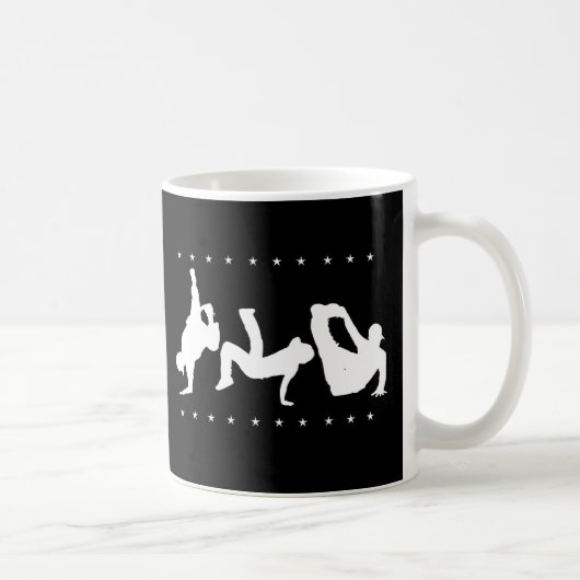 Bruchtanz Schwarzes Kaffeetasse (Rechts)