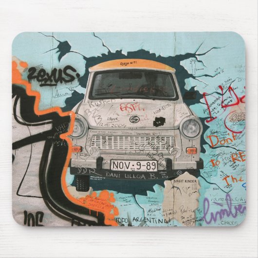Bruchteil der Berliner Mauer Mousepad (Vorne)