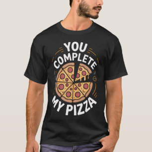 Bruchteil-Pizza-Scheiben-Mathe-Lernteile - Berechn T-Shirt