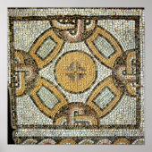 Bruchteil vom Boden der römischen Bäder Poster (Vorne)