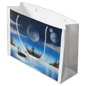 Bruchwal-Gabe Große Geschenktüte (Rückseite Schrägansicht)