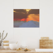 Bruchwelle Poster (Küche)