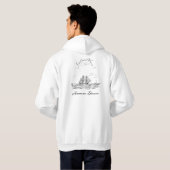 Bruchwellen Hoodie (Schwarz voll)