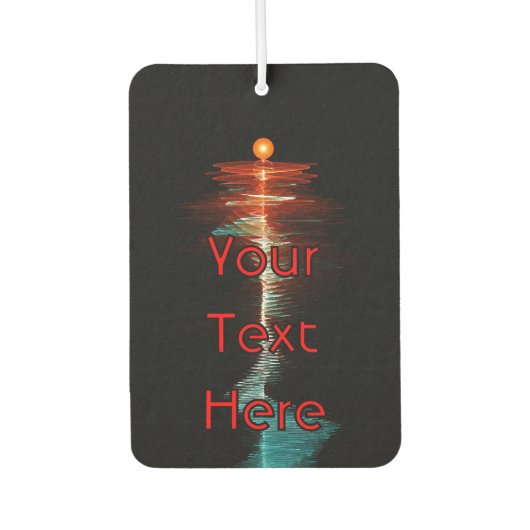 BruchwellenDualität Autolufterfrischer (Vorderseite)